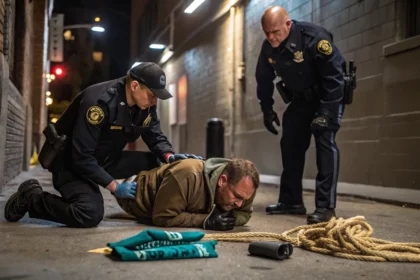 Man Arrested With Suspicious Items Including Taser and Rope